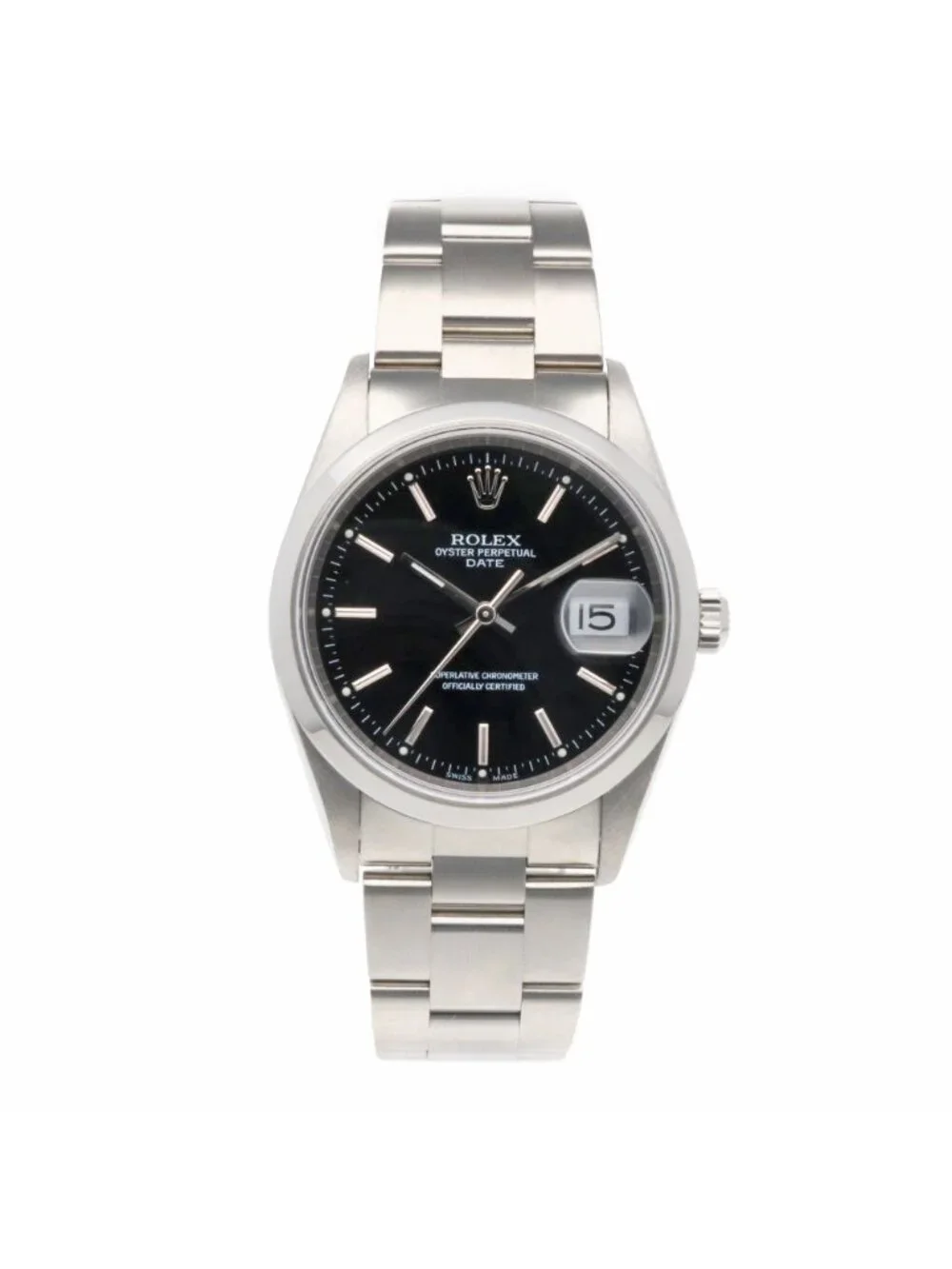 Rolex Date Oistar Watch Clock Automatic Winding Re Polished Second